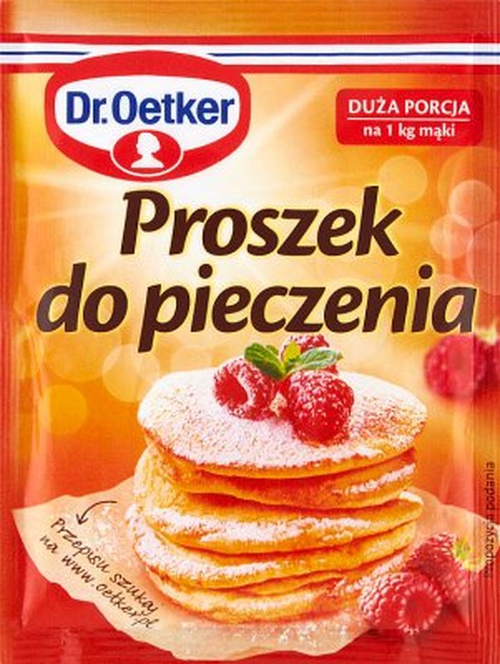Proszek do pieczenia w gospodarstwie domowym