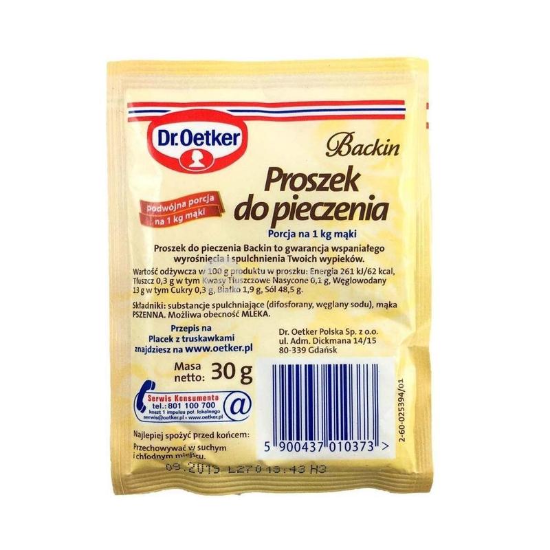 Reakcje alergiczne proszek do pieczenia