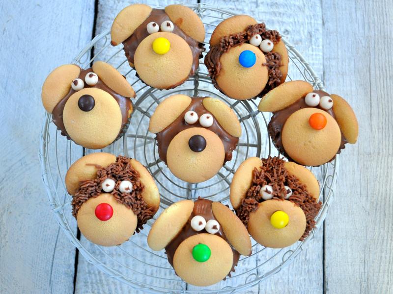 Kolorowe dekoracje muffinek