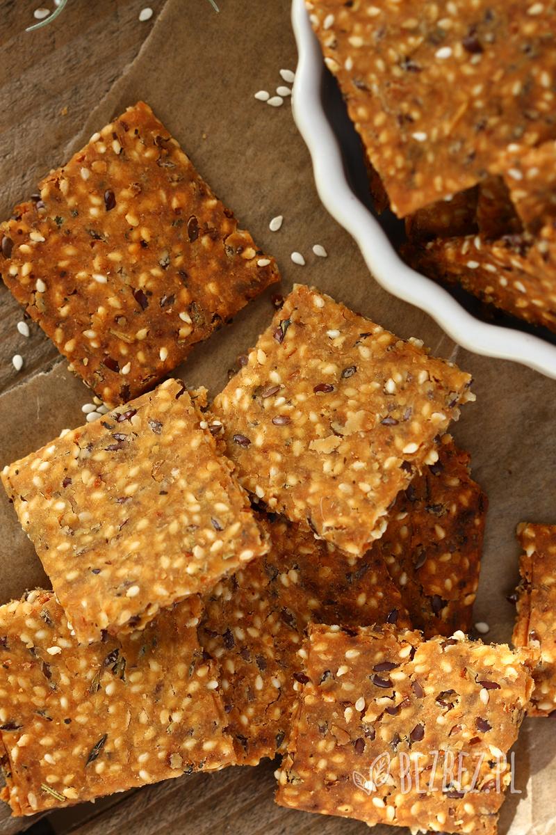 Krakersy bezglutenowe przepis