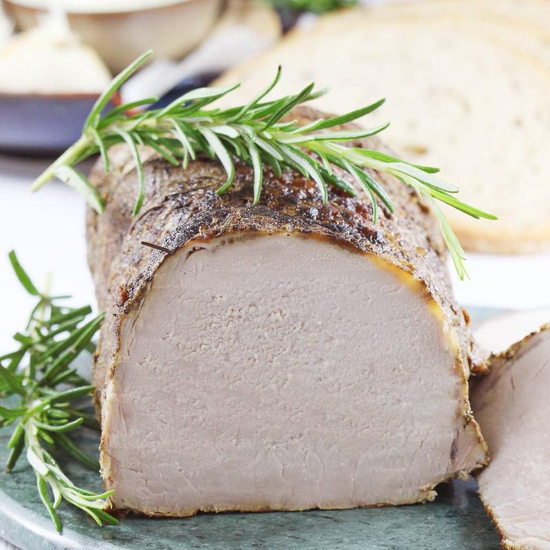 Przekąski z pieczonego schabu na imprezę