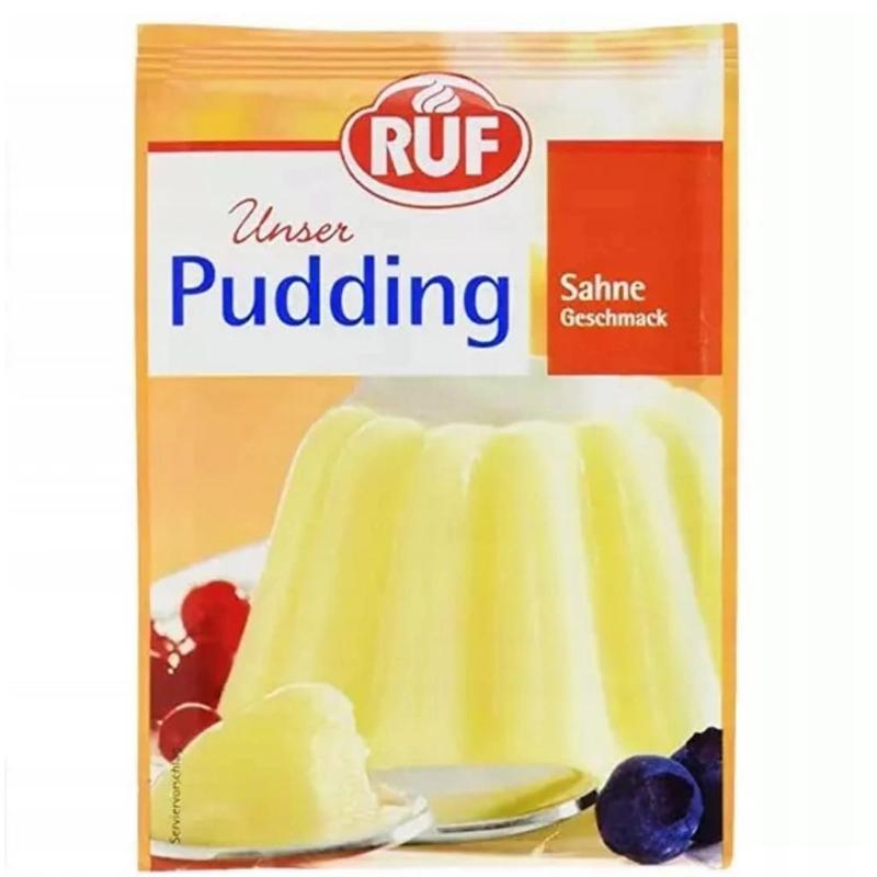 Składniki puddingu i budyniu