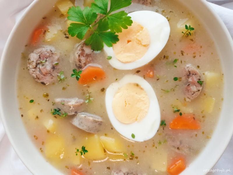 Dietetyczny barszcz biały przepis